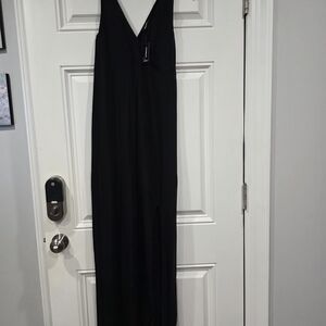 Express Black Sleeveless Maxi Dress